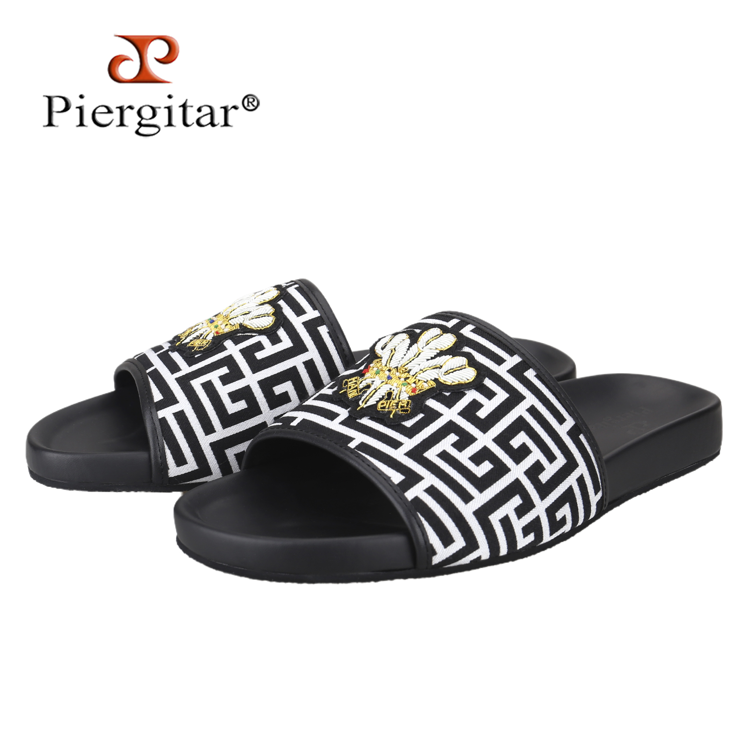 Flip Flop Leather Men - Chinelo Masculino Piergitar Modelo Verão Preto