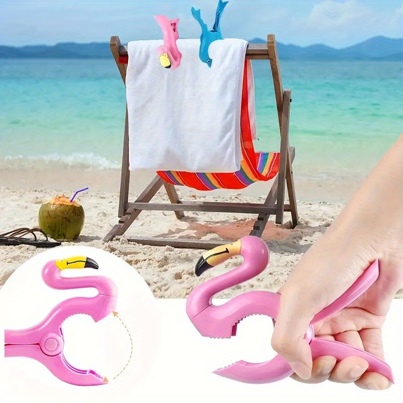 Beach Towel Large - Cadeira de sol Animal Flamingo, toalha
