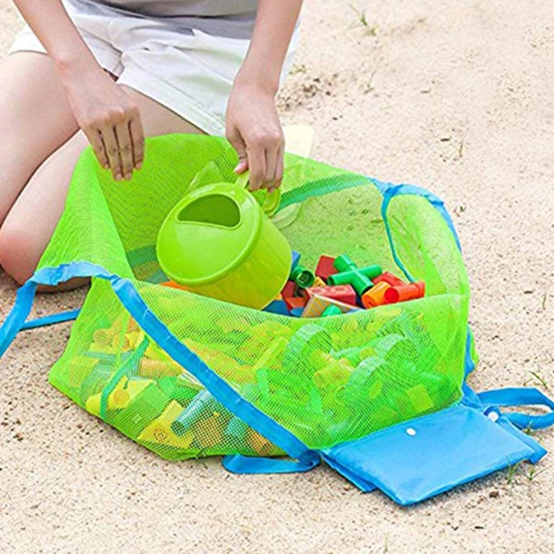 Beach Towel Large - Bolsa de Malha Portátil para Crianças,