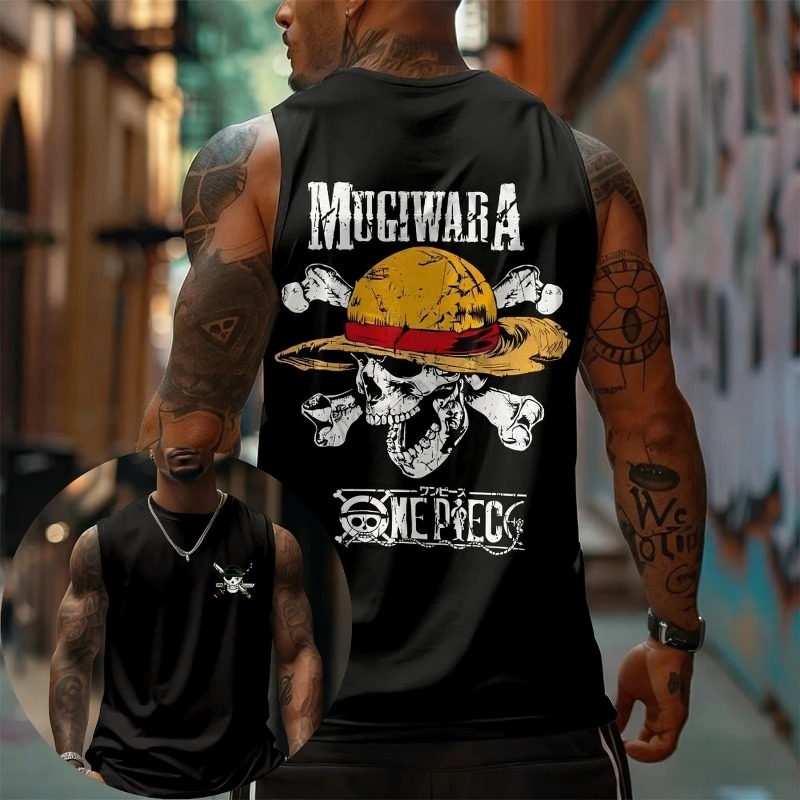 Camiseta Regata One Piece Mugi - Tank Top Muscle avaliação e preço
