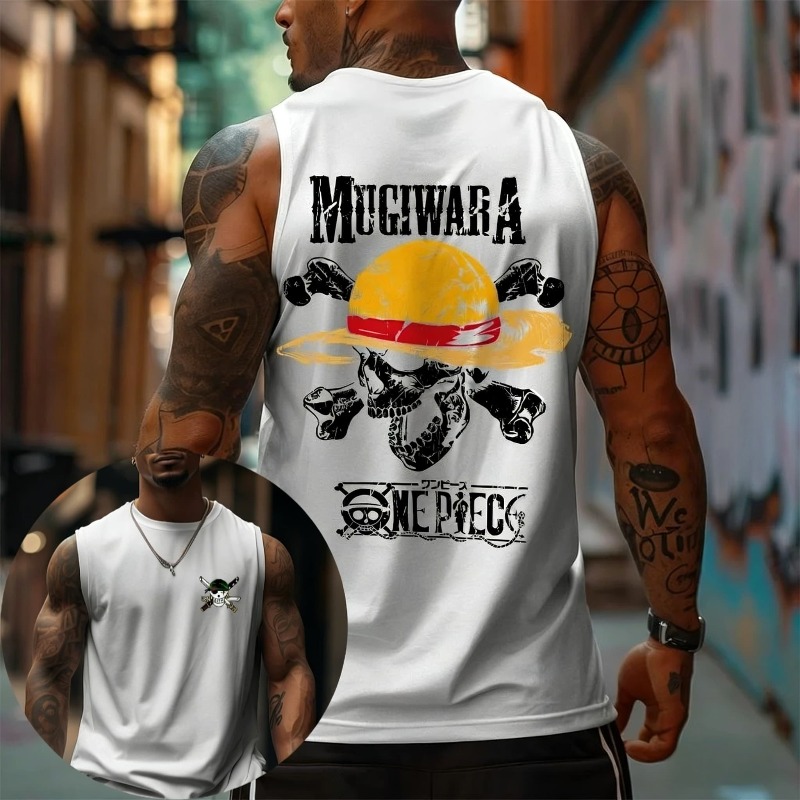 Camiseta Regata One Piece Mugi - Tank Top Muscle avaliação e preço