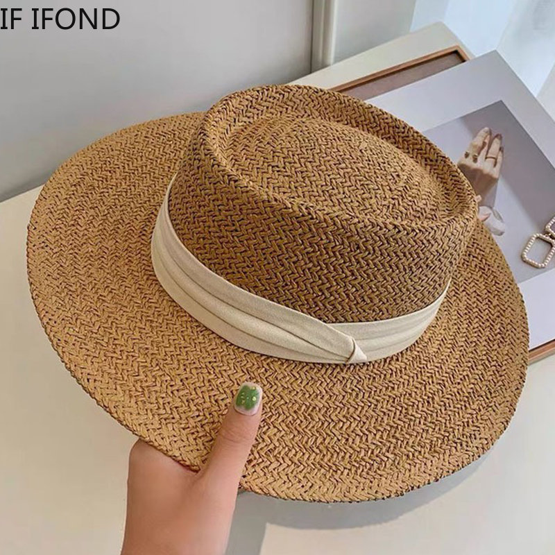 Primavera verão respirável cha - Bucket Hat Straw avaliação e preço