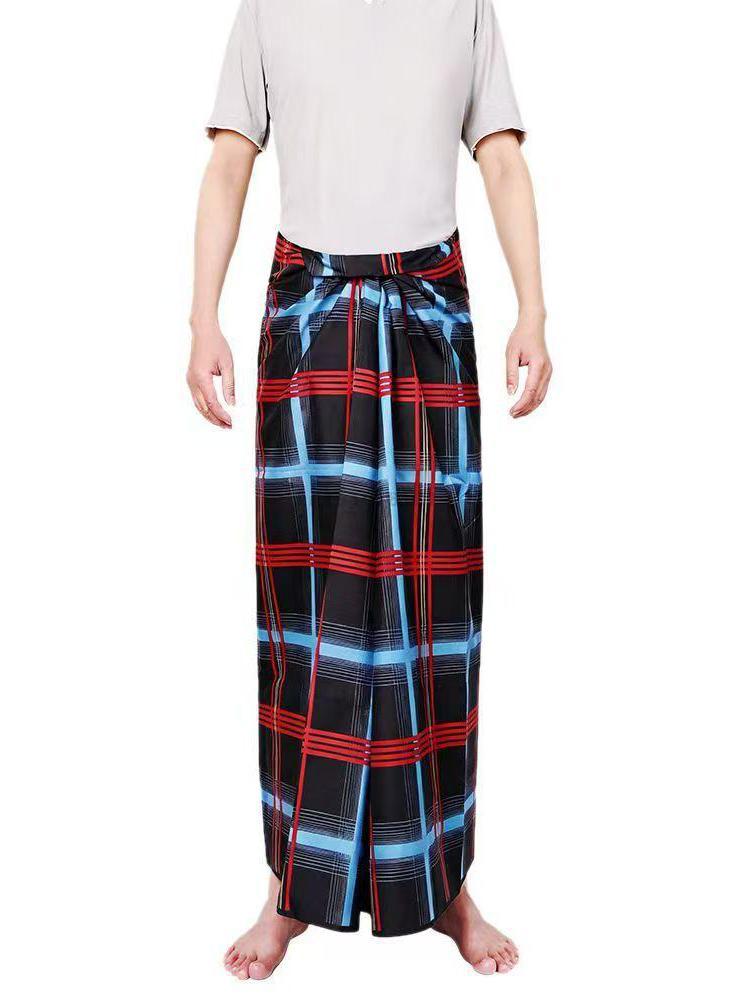 Sarong Unissex Longyi Lungi Ba - Sarong Men Wrap avaliação e preço